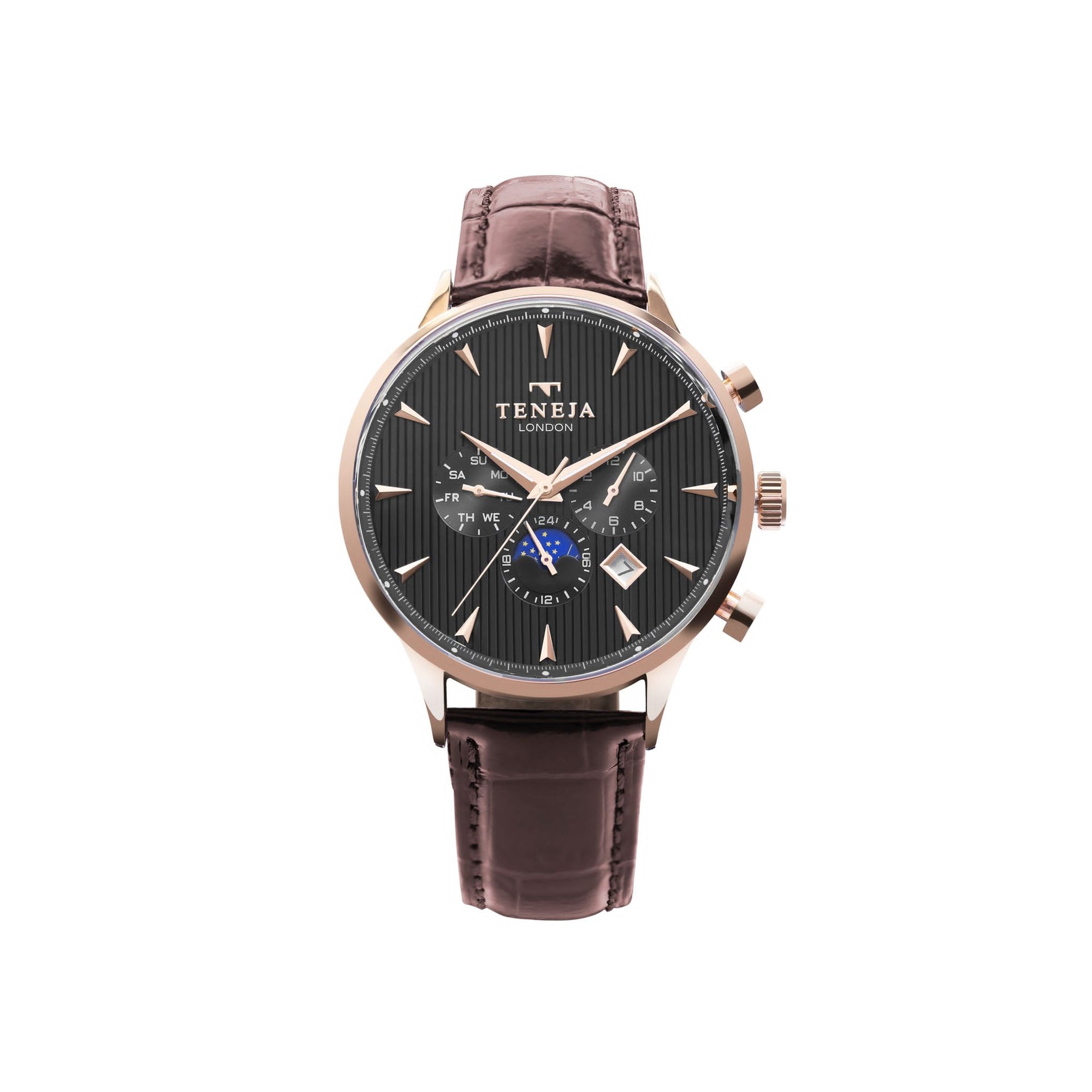 The Harp Black and Rose Gold Automatic
