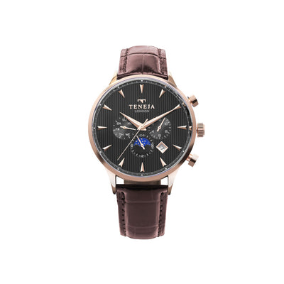 The Harp Black and Rose Gold Automatic